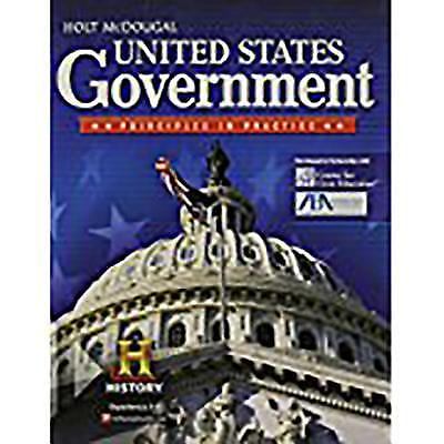 United States Government: Principles in Practice by HOLT MCDOUGAL