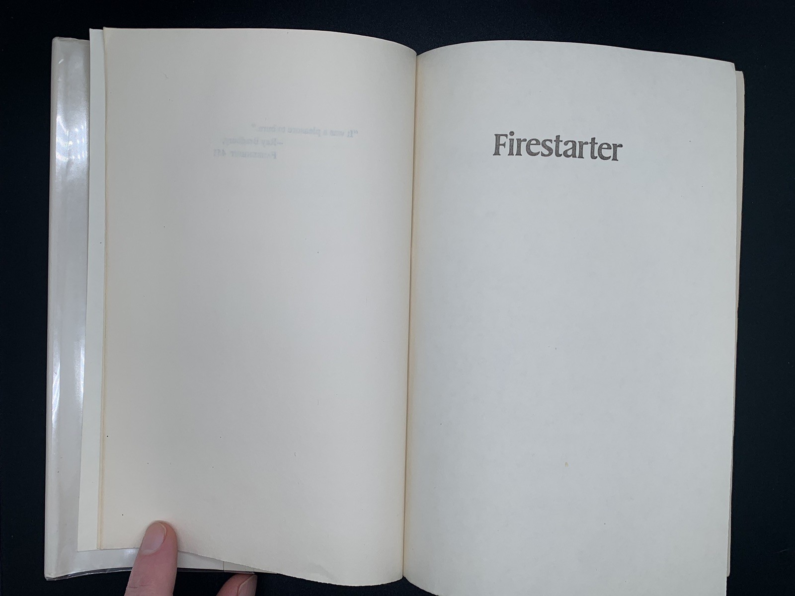 Firestarter Stephen King 1st Edition BCE 1980 Viking Press Hardcover