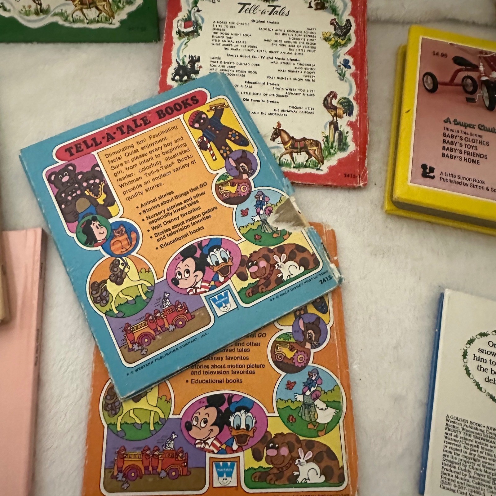 Vintage Childrens Books 11pc Disney Winnie Pooh Little Golden Tell-a-Tale Fair