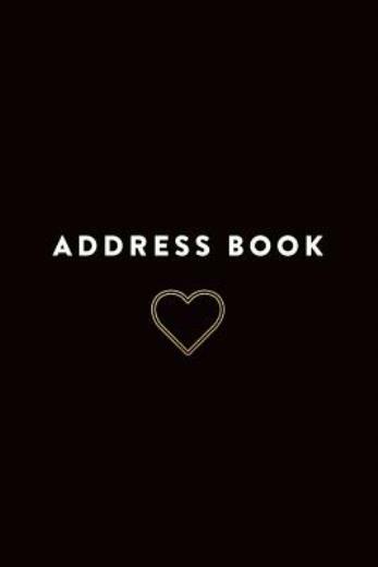 Address Book: Heart, 6X9, 130 Pages, Professionally Designed