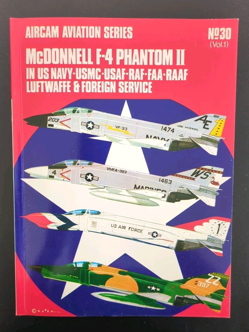 Aircam Aviation Series 30 McDonnell F-4 Phantom II Vol 1 Osprey 1972 USAF Navy