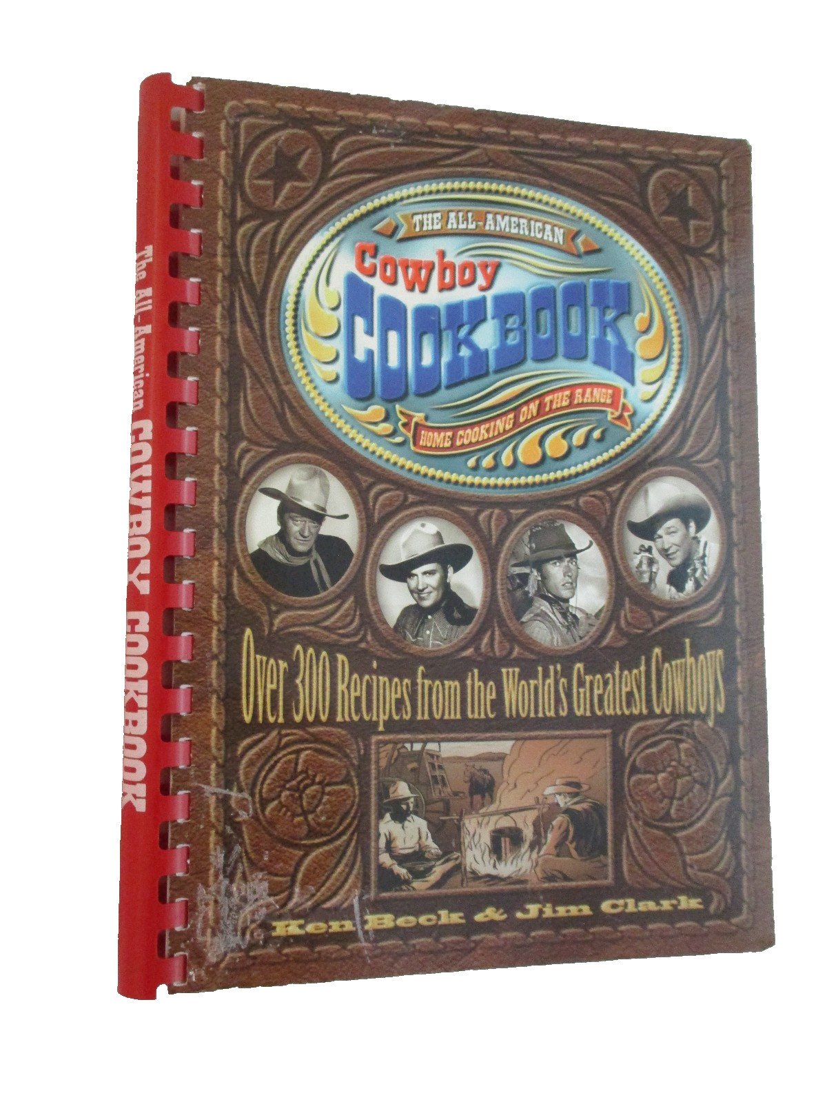 Vtg THE ALL-AMERICAN Cowboy COOKBOOK by Ken Beck & Jim Clark PB