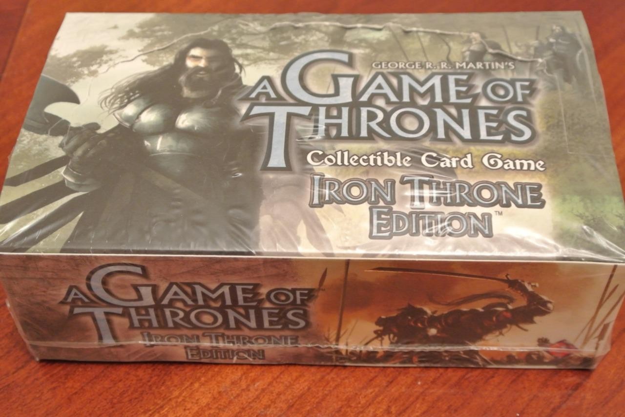 BOOSTER BOX 36 packs A Game of Thrones CCG Collectible Card Game IRON THRONE