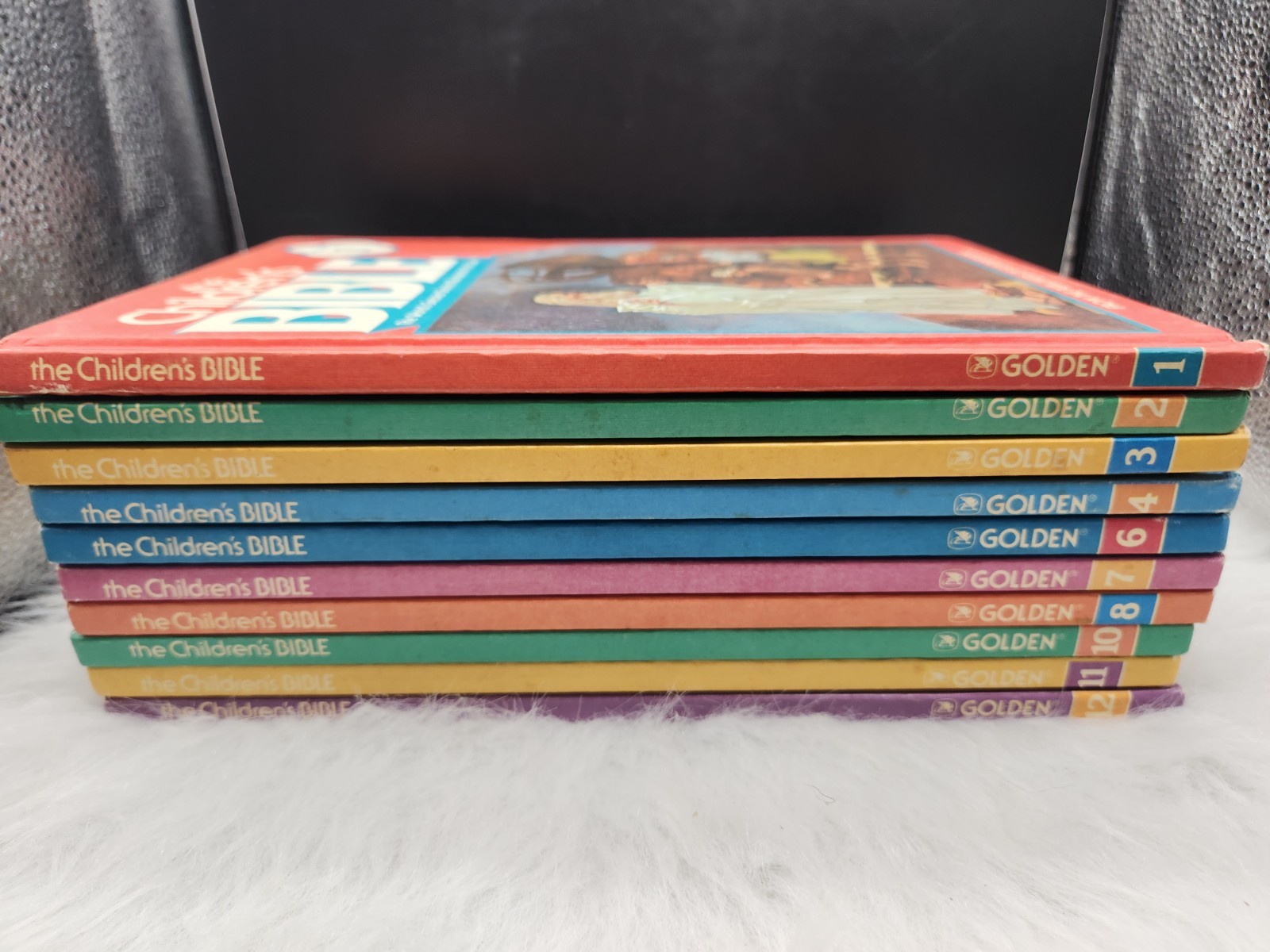The Children’s Bible Vol. 1-4, 6-8, 10-12 by Golden Books Missing Vol 5 & 9