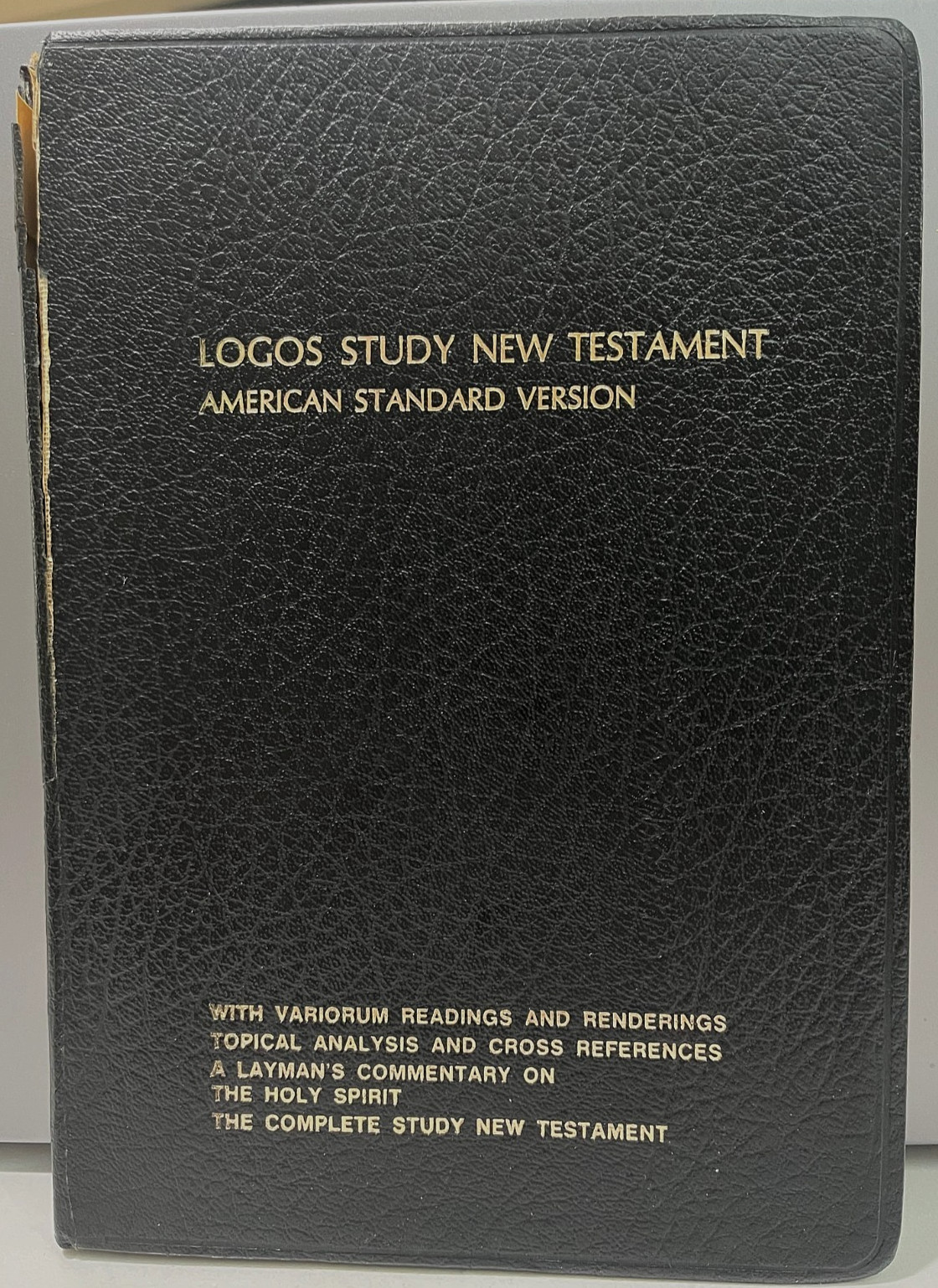 Logos Study Bible, New Testament American Standard Version, Layman’s Commentary