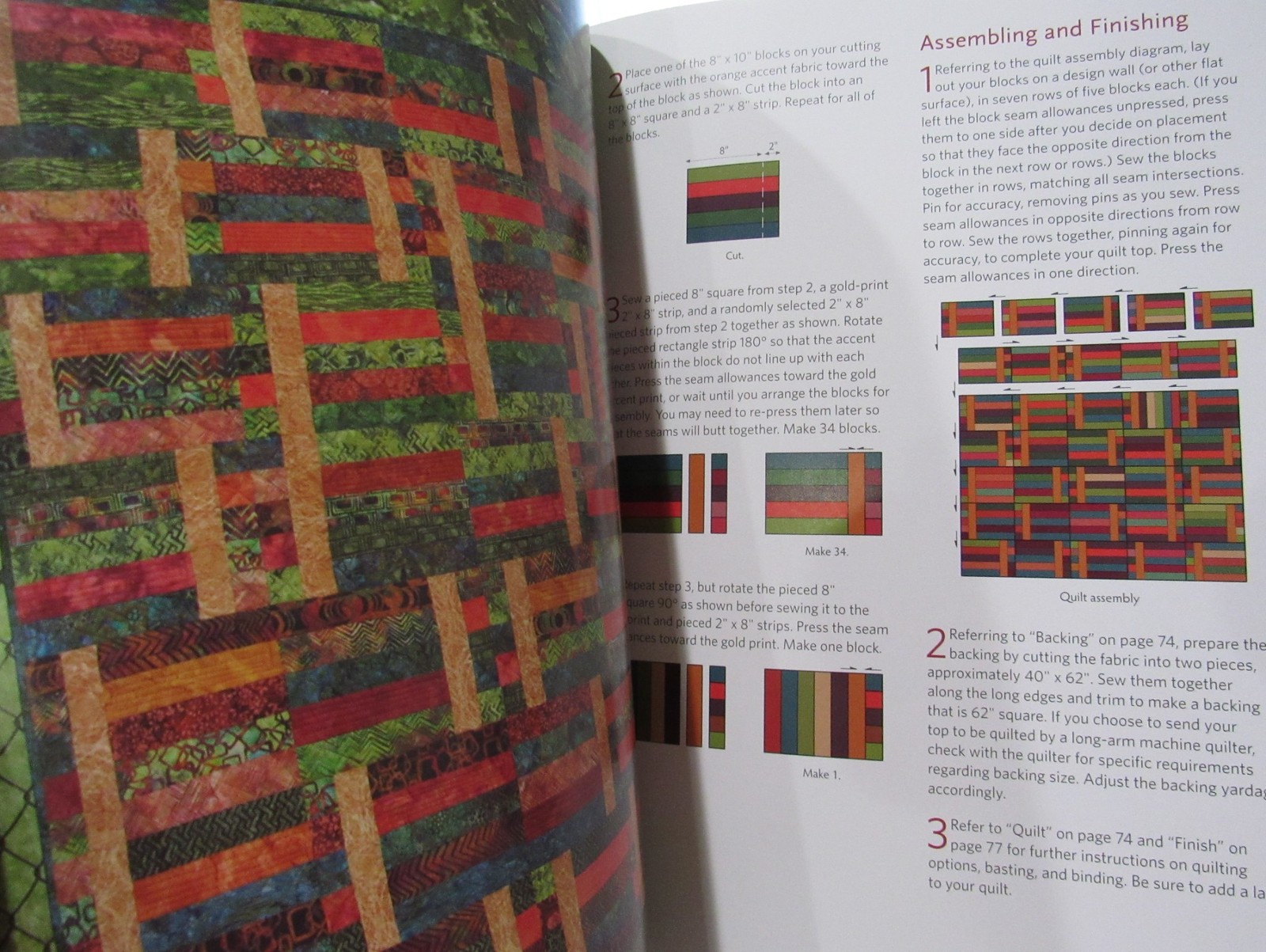 MODERN TWIST Create Quilts w/ a Colorful Spin Natalie Barnes Quilt Pattern Book