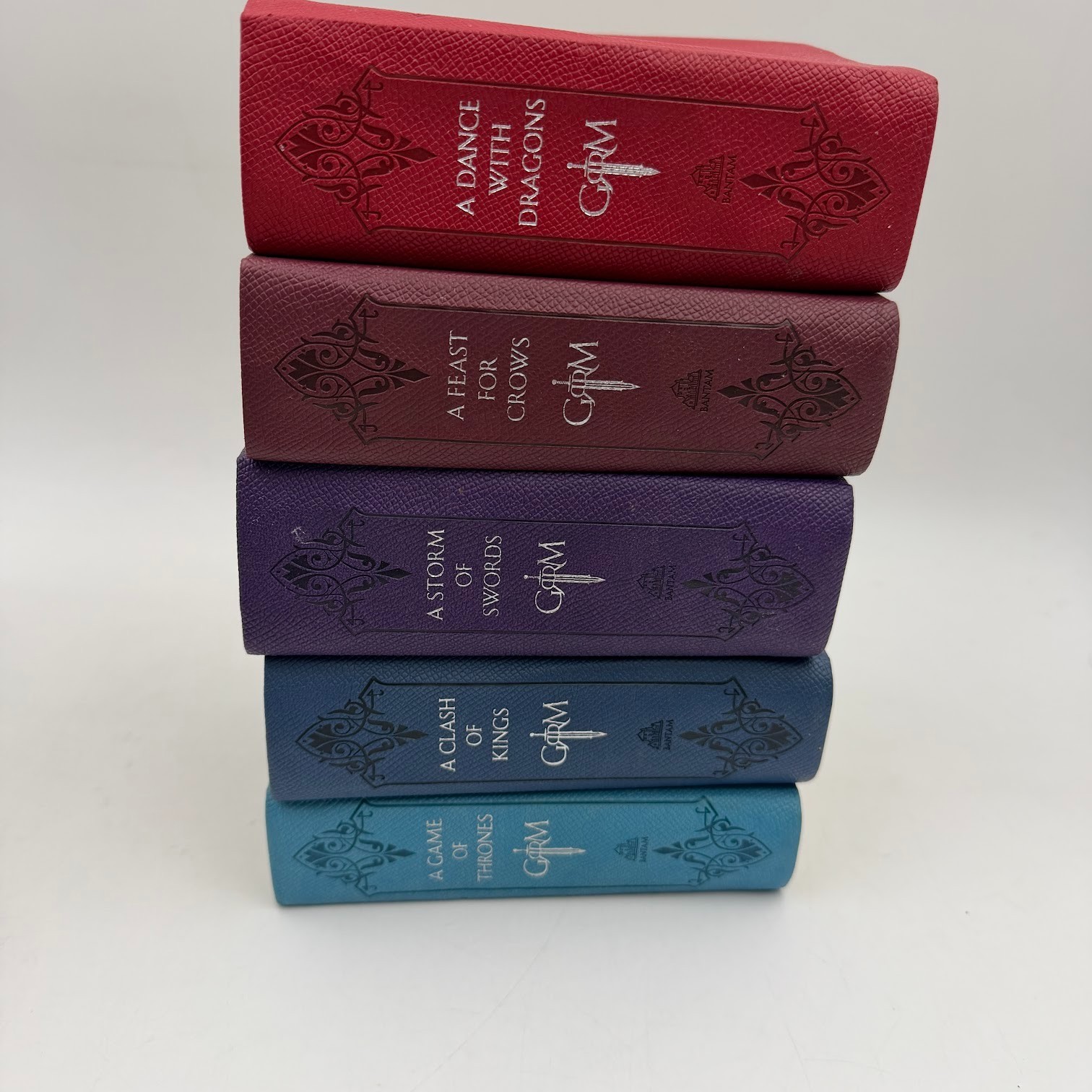 George R. R. Martin’s a Game of Thrones Leather-Cloth Vol. 1-5 Set With Slipcase