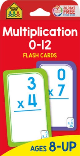 Multiplication 0-12 Flash Cards – Cards – ACCEPTABLE
