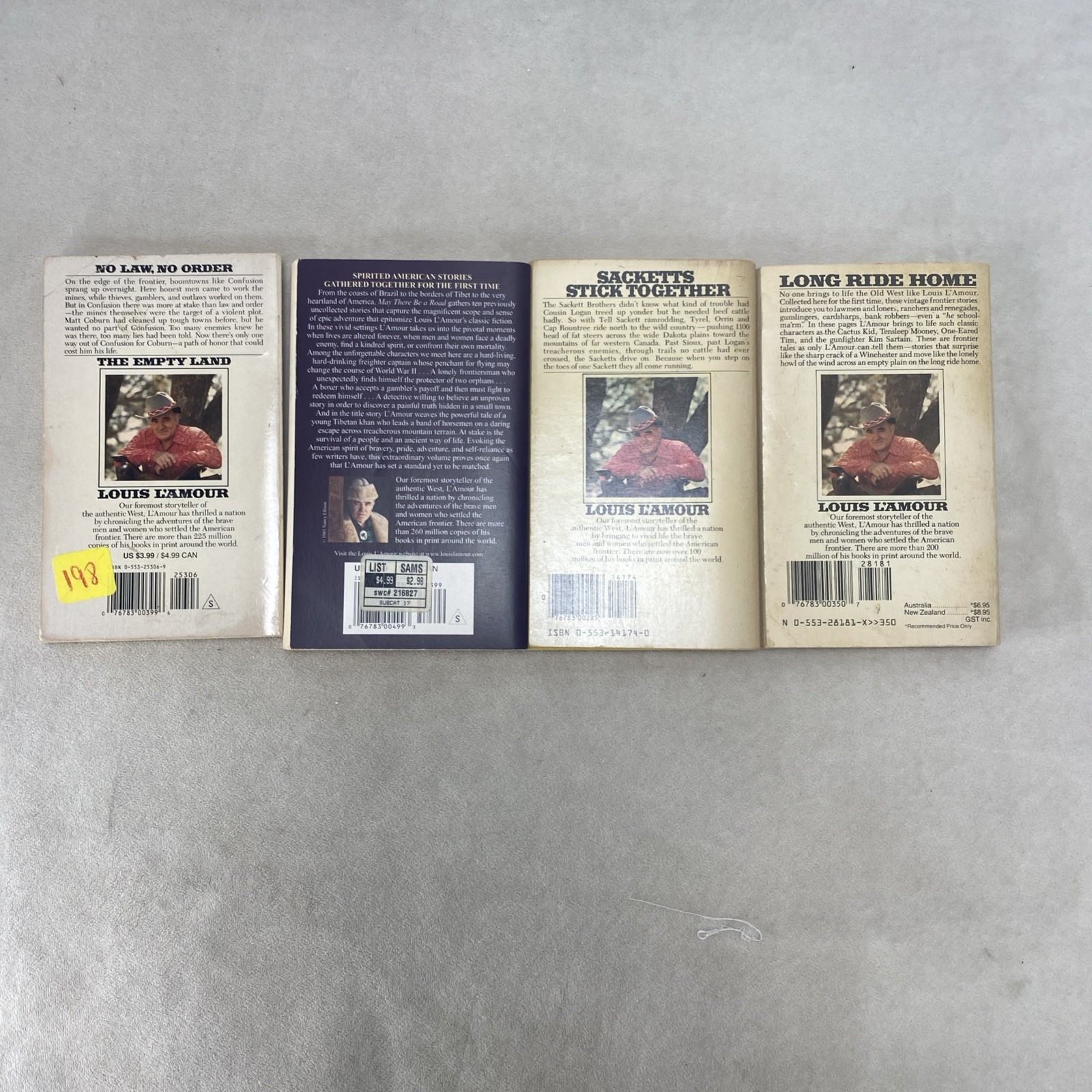 Louis L’Amour Lot of 20 Paperback Books Bantam Sackets Mixed Lot Westerns
