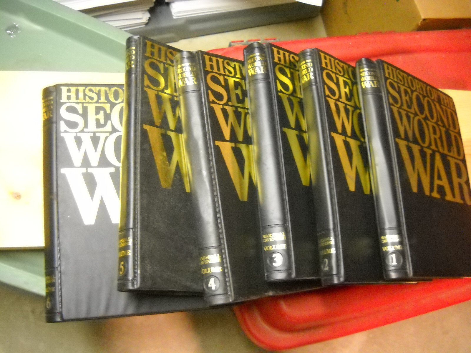 MARSHALL CAVENDISH HISTORY OF THE SECOND WORLD WAR COMPLETE 6 VOLUMES 96 PARTS