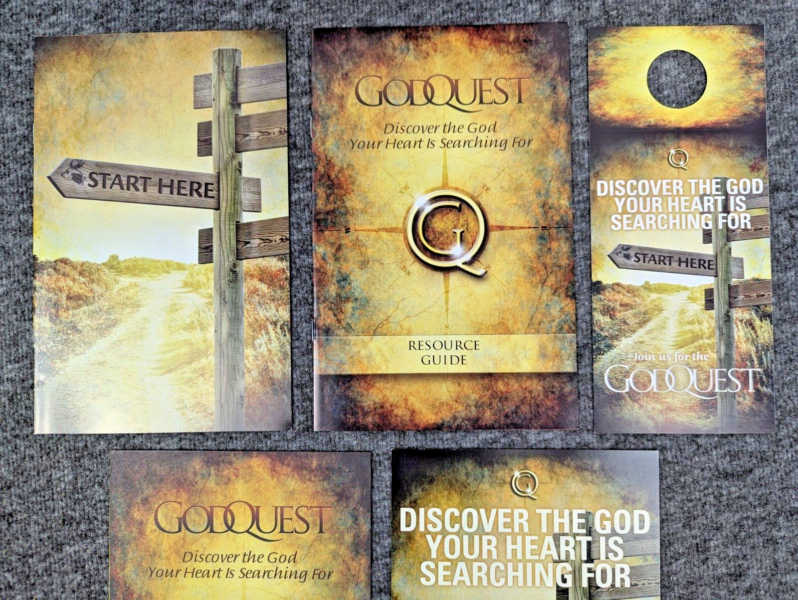GodQuest Church Kit Bible Study – DVDs + All Books By McDowell, Sean – Excellent