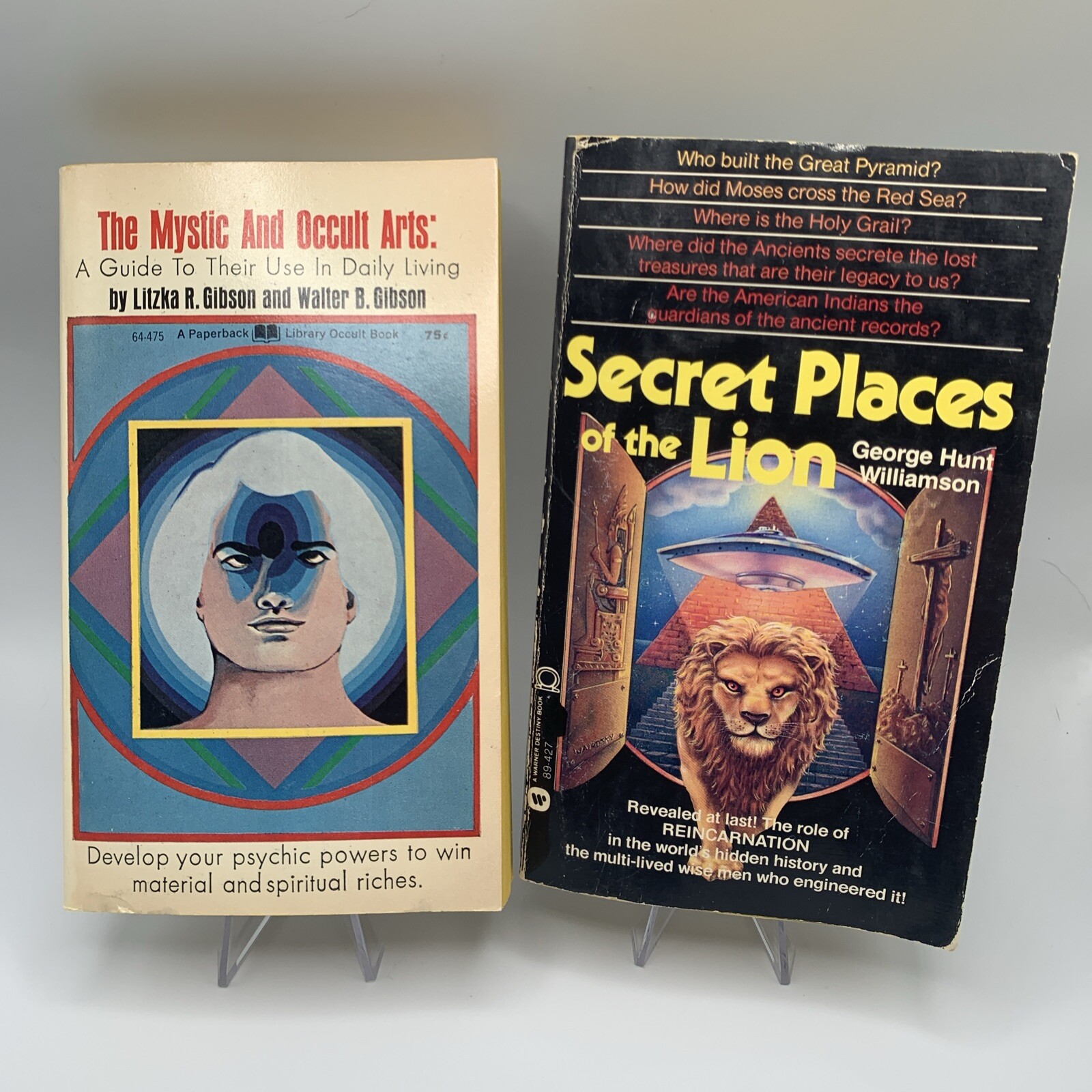 The Mystic and Occult Arts Guide Litzka Gibson 1969 Secret Places Williamson 1st