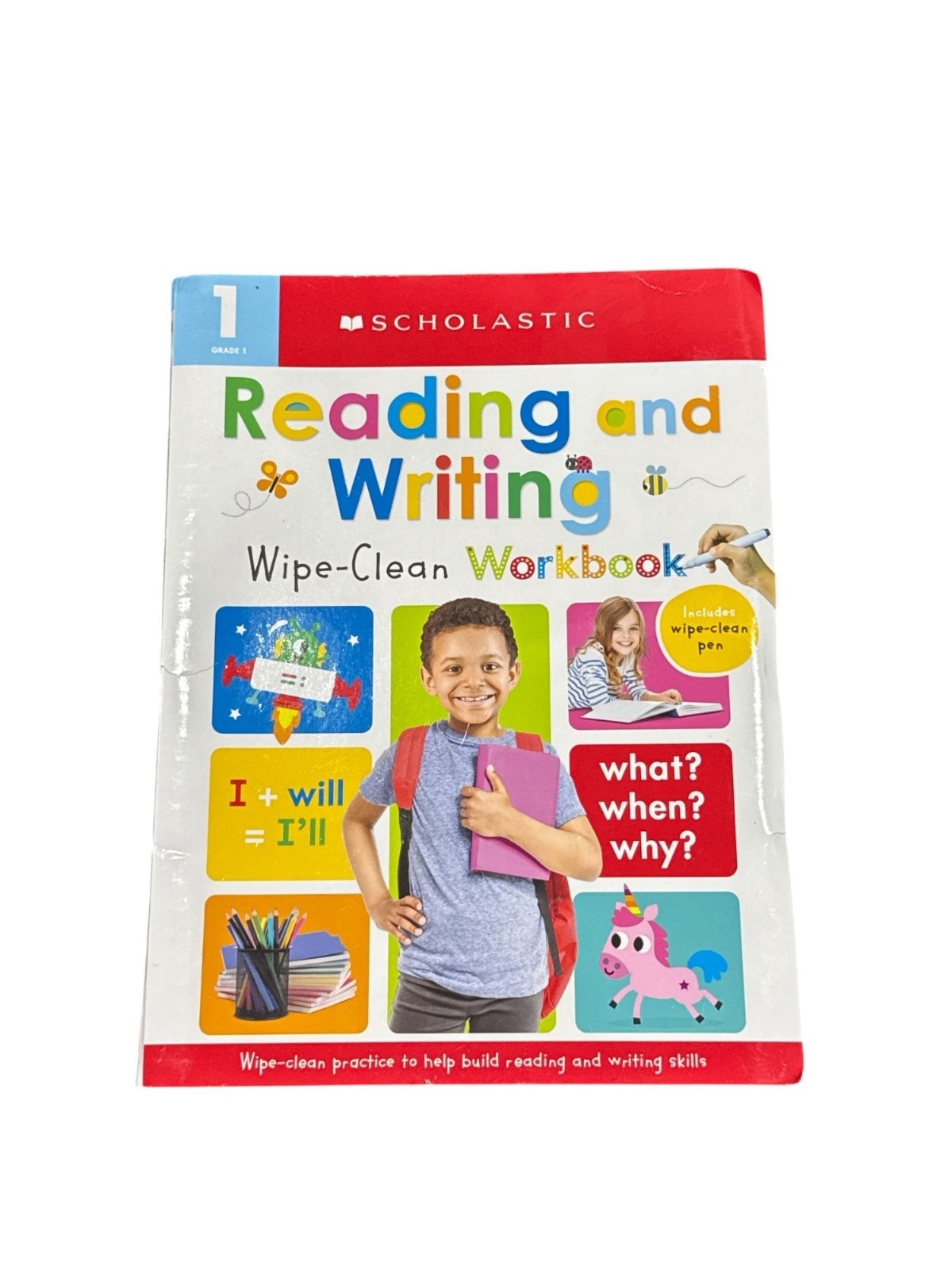 Set of 5 Scholastic Early Learning Workbooks Set Includes Alphabet & Grade Pre-k