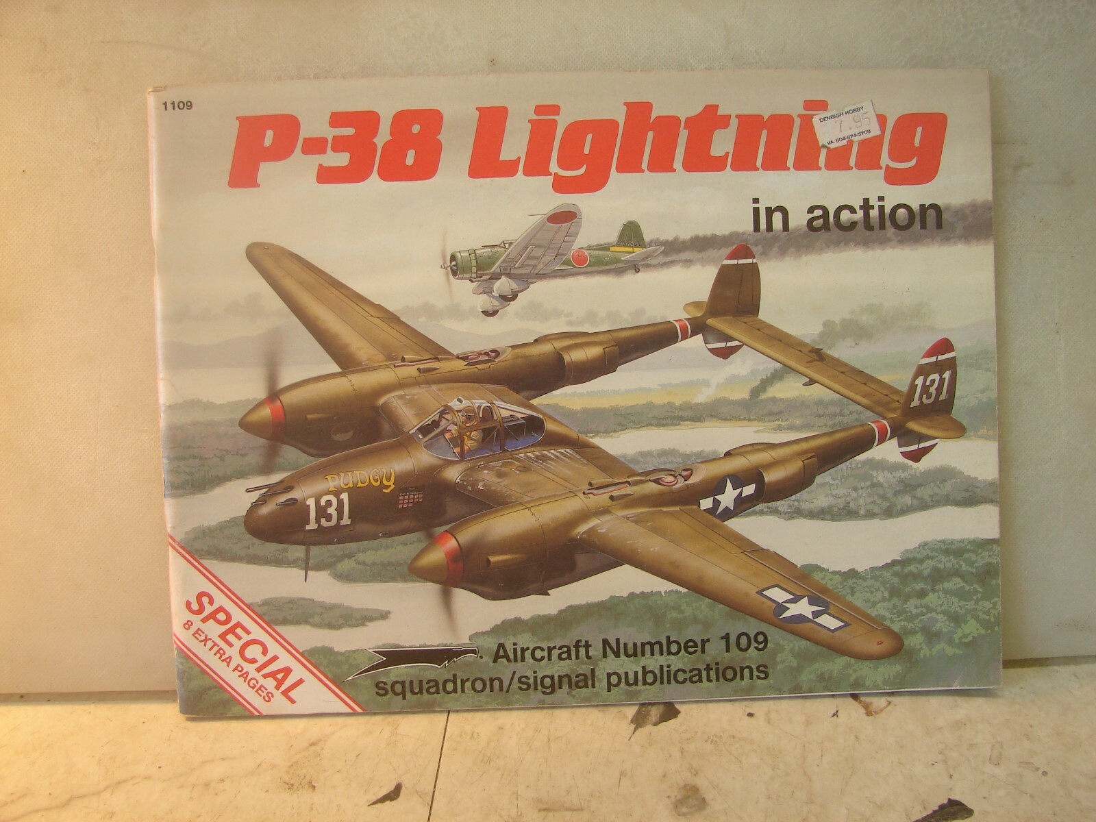P-38 Lightning in Action. Squadron. Soft Cover. 58 Pages.