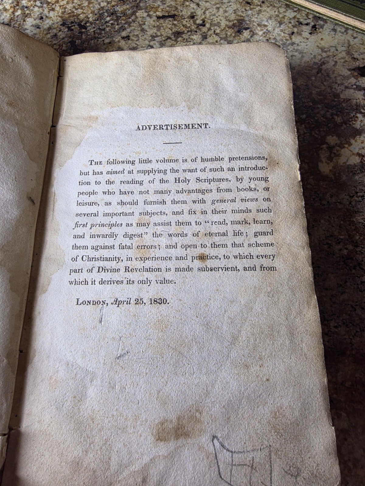 1832 Richard Watson Conversations for the Young Holy Scriptures Antique Leather