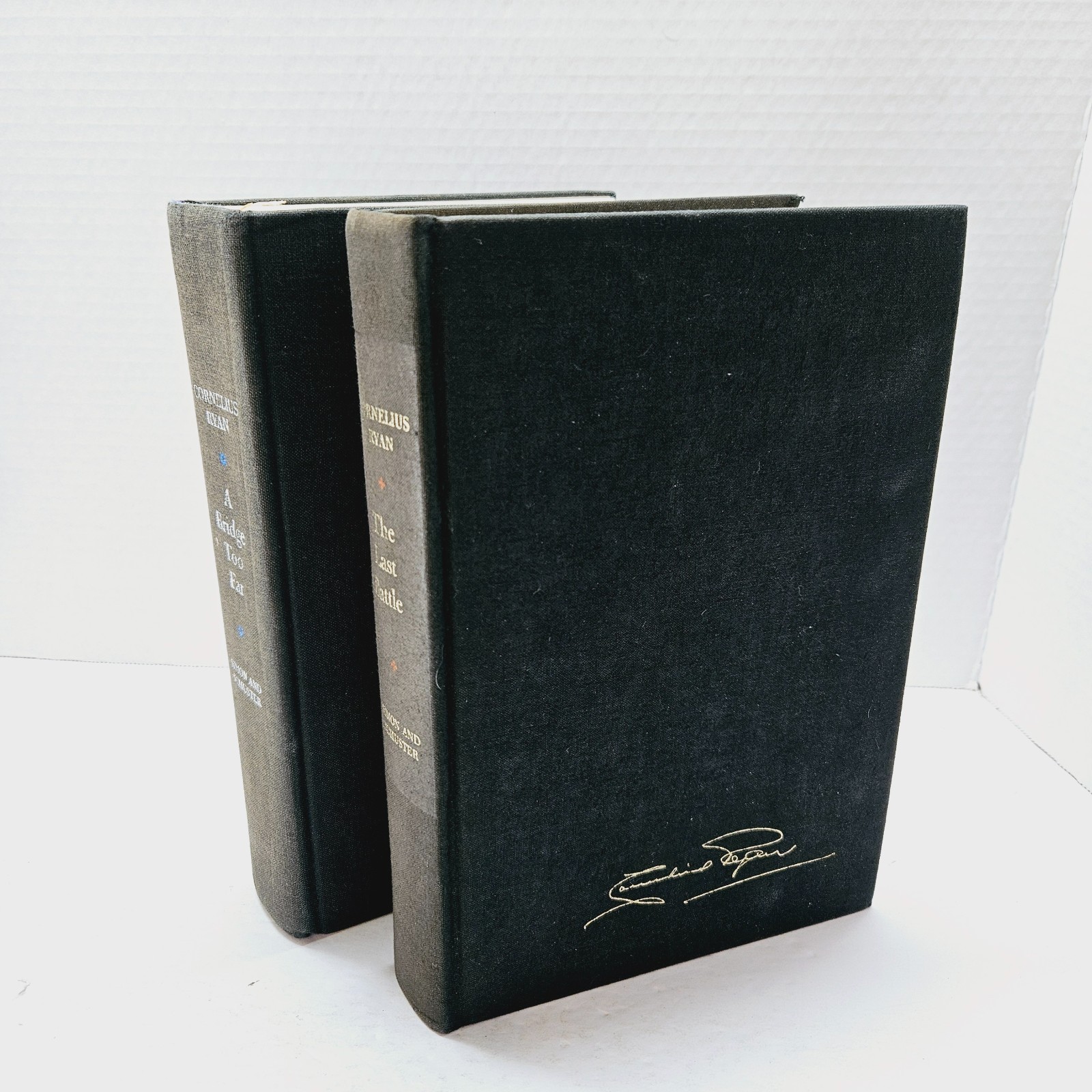 Lot of 2 Cornelius Ryan Books – Last Battle & Bridge Too Far – HC – WWII History