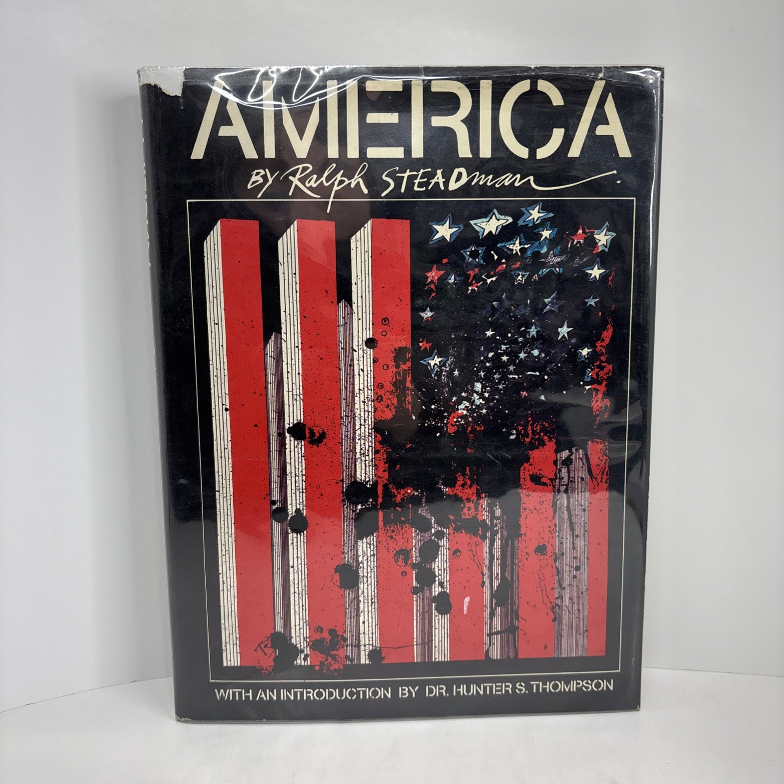 AMERICA by Ralph Steadman First Ed. Hardcover 1974 – Intro by Hunter S. Thompson