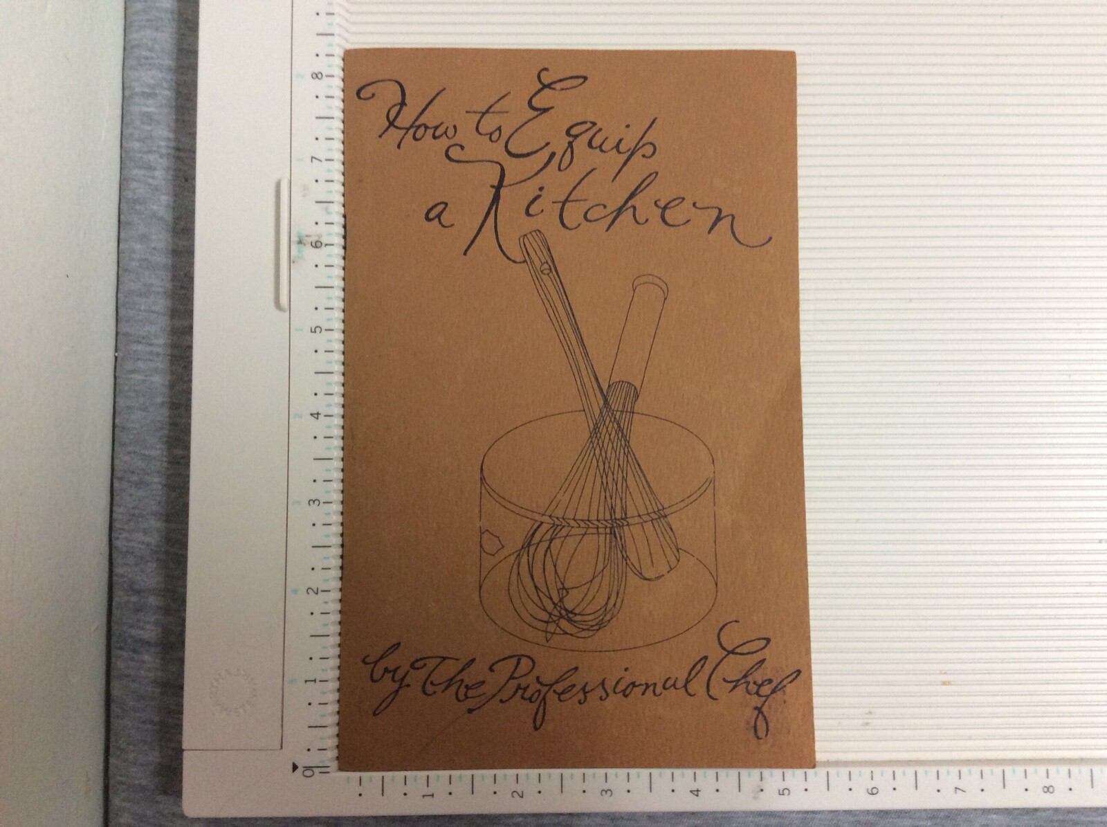Vintage How to Equip a Kitchen by The Professional Chef 1973 Booklet