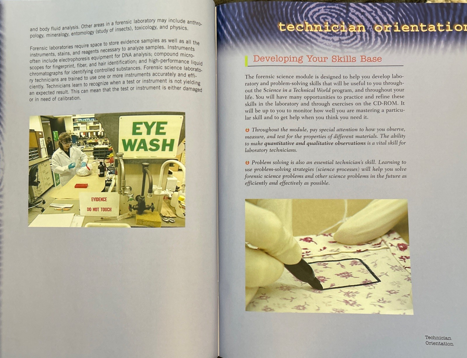 Forensic Science Science in a Technical World 2001 W.H. Freeman and Co.