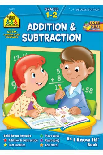 Addition and Subraction 1-2 by School Zone Publishing Company Staff (2019, Trade