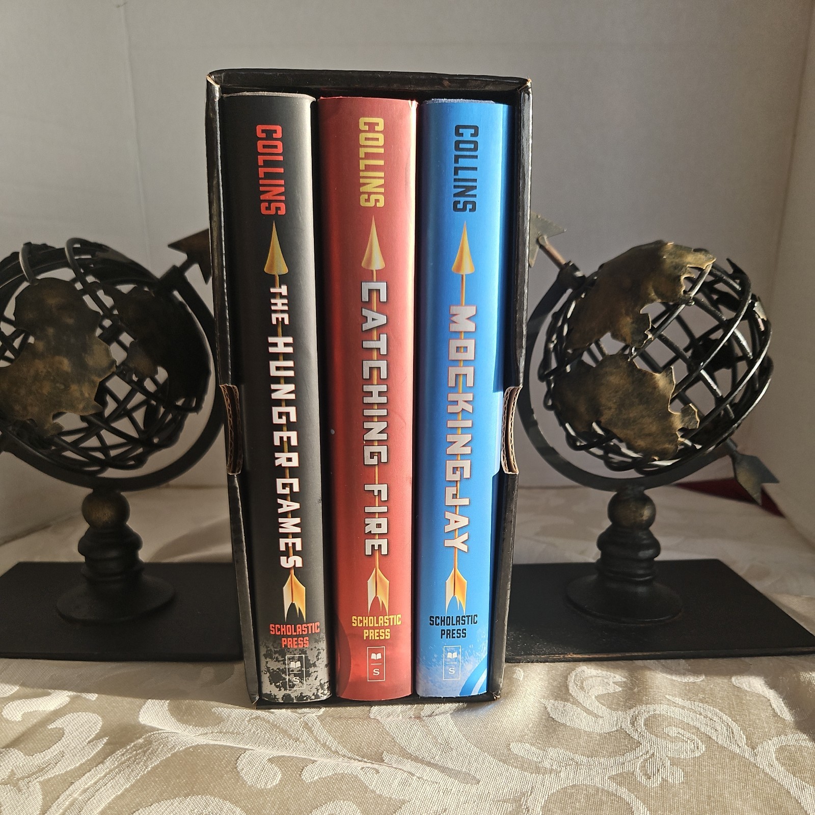 The Hunger Games Trilogy Boxed Set~Suzanne Collins~First Editions~HCDJ