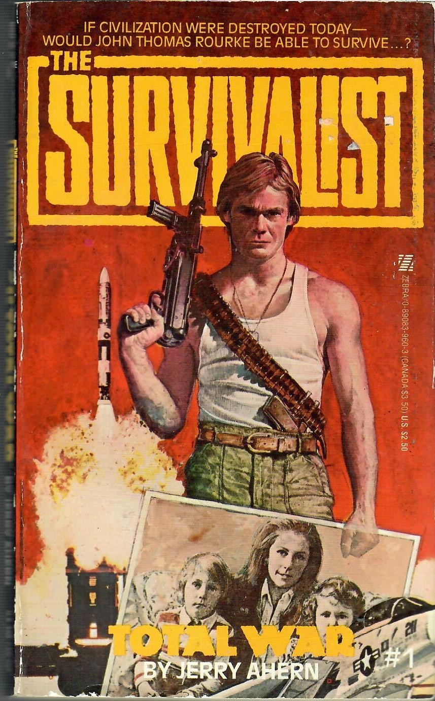BUY 4 JERRY AHERN “THE SURVIVALIST” POCKET NOVELS for $5.63 ea. See Description.