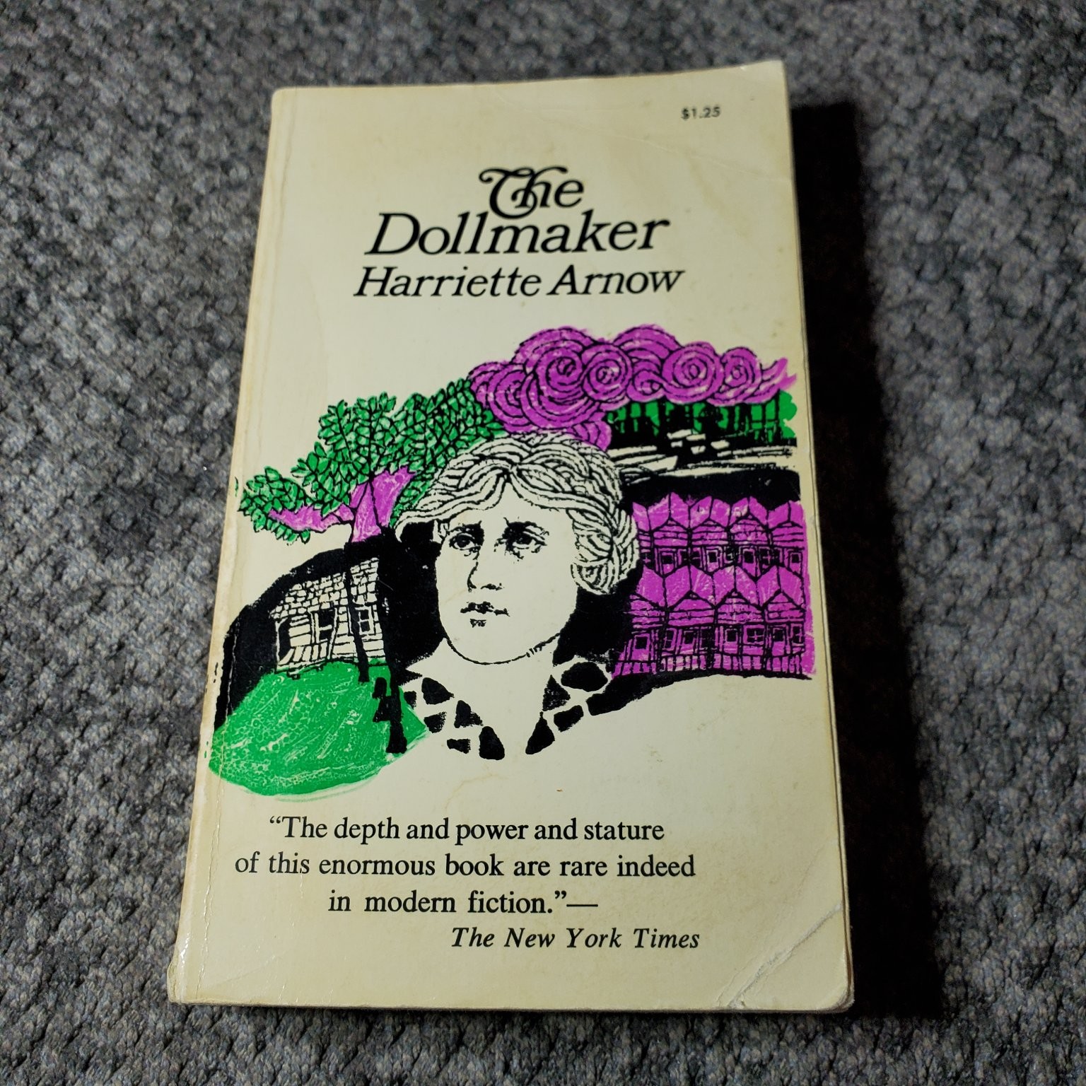 The Dollmaker Harriette Arnow 1965 Collier Books Vintage Paperback Fiction