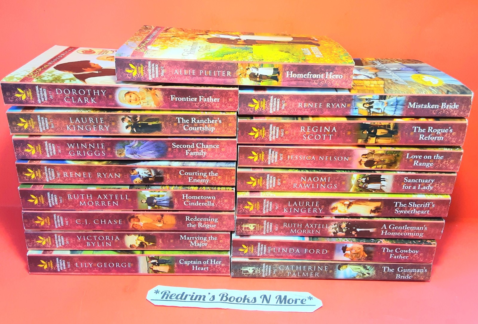 Lot 17 *Love Inspired Historical* Romance Novels Renee Ryan Winnie Griggs More