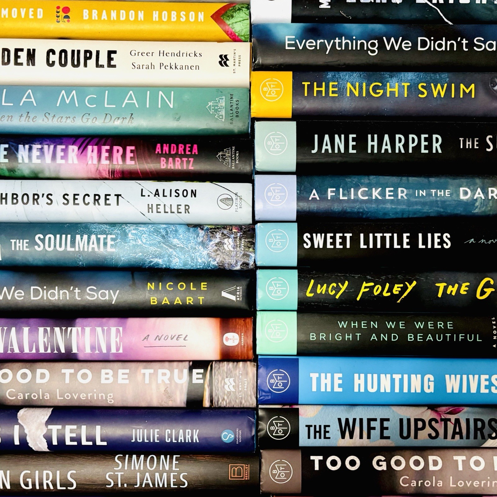 Book of the Month BOTM Hardcover Choose Your Title Fiction Thriller Bundle Lot