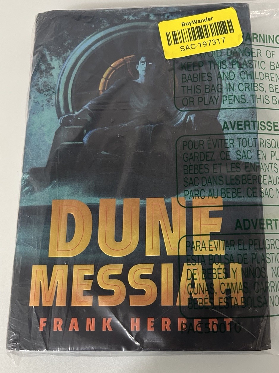 Frank Herbert – DUNE MESSIAH (Hardcover) Deluxe, ACE, Sprayed Edges