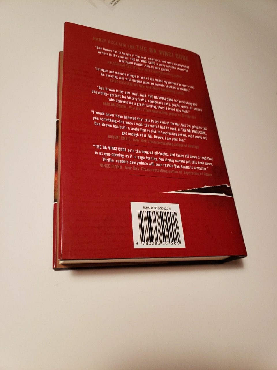 The Da Vinci Code 1st EDITION book w/ Skitoma & Lyon Print Error-Dan Brown 2003