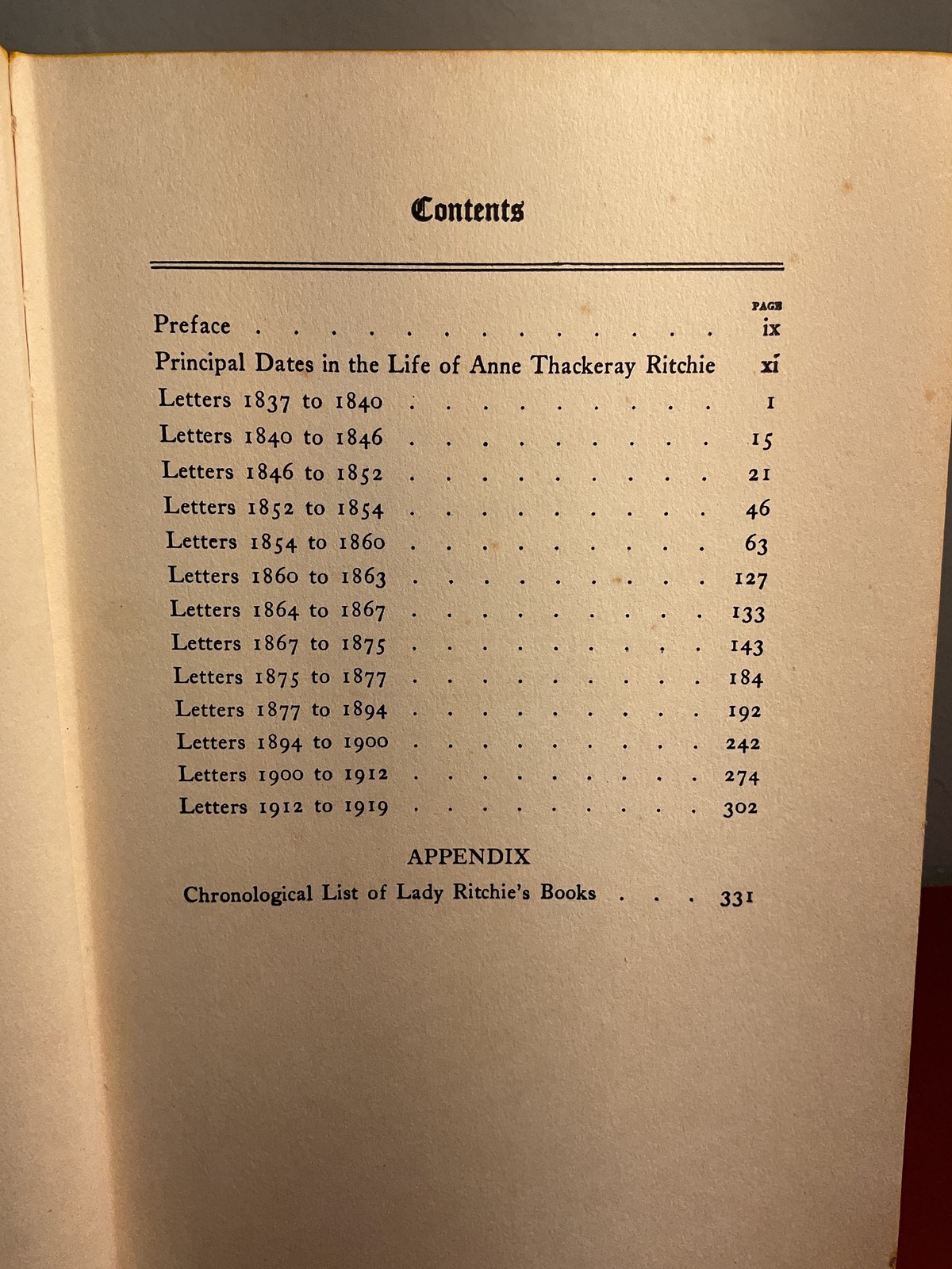 Thackeray and His Daughter 1924 Harper & Brothers Letters Anne William Thackeray