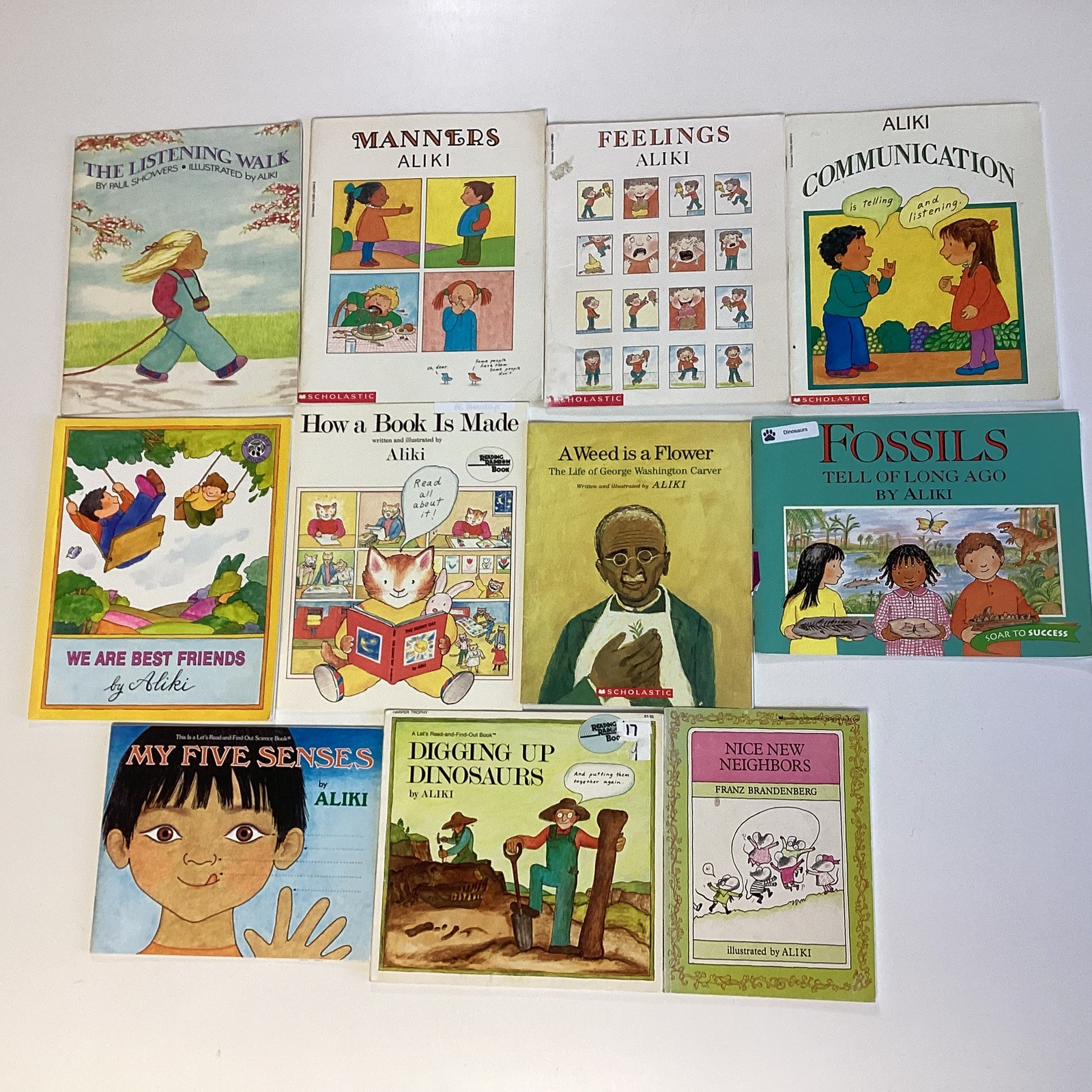 Aliki Preschool Kindergarten 1st 2nd Grade Children’s Story 11 Book Lot
