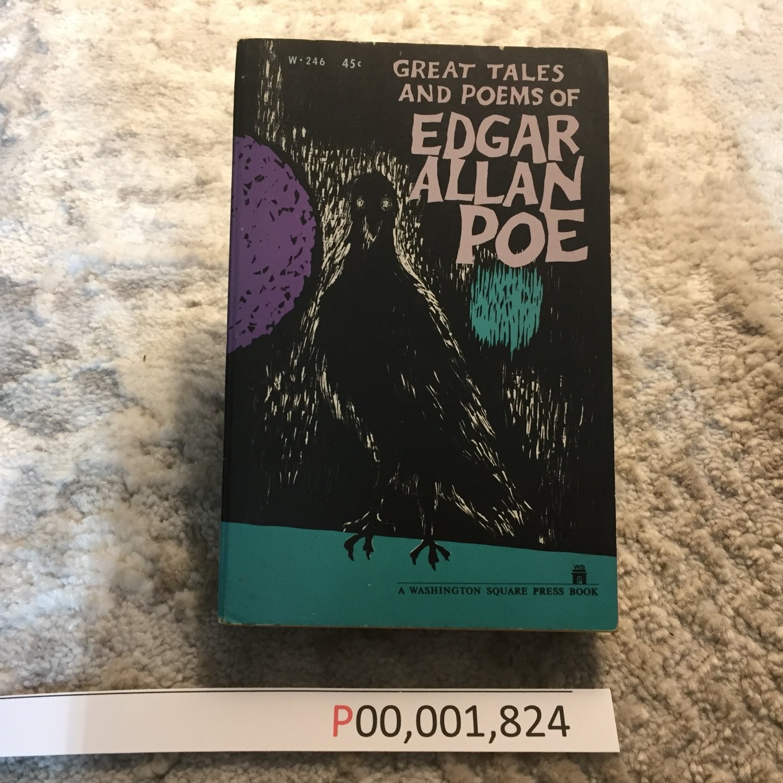 Great Tales and Poems of Edgar Allan Poe 1963 Washington Square Press