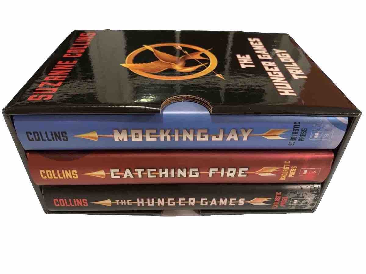 Hunger Games Trilogy Hardcover Box Set Suzanne Collins 1st Ed HC Slipcase Read