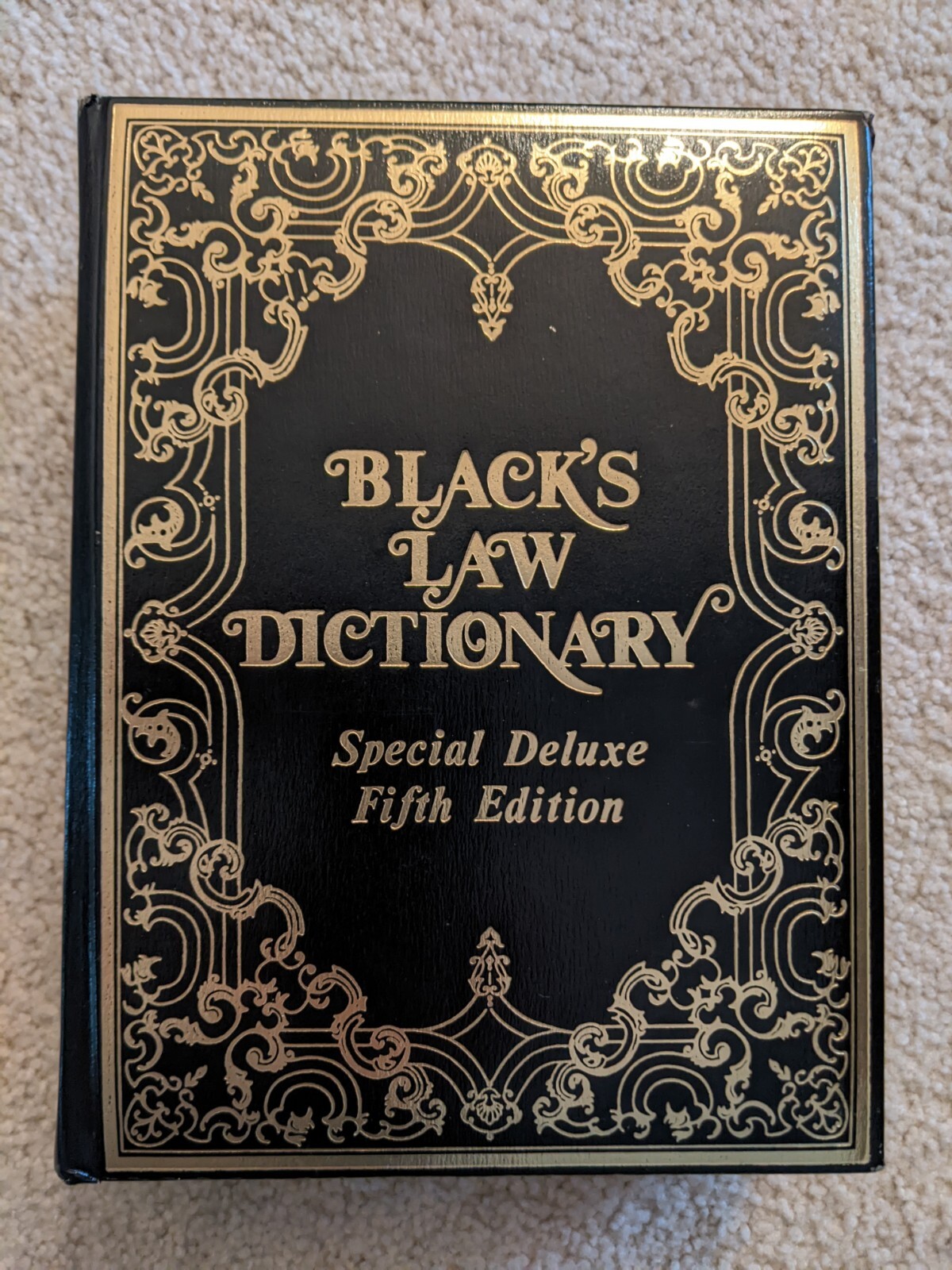 Black’s Law Dictionary, Special Deluxe Fifth 5th Edition, 1979. Padded- Indexed.