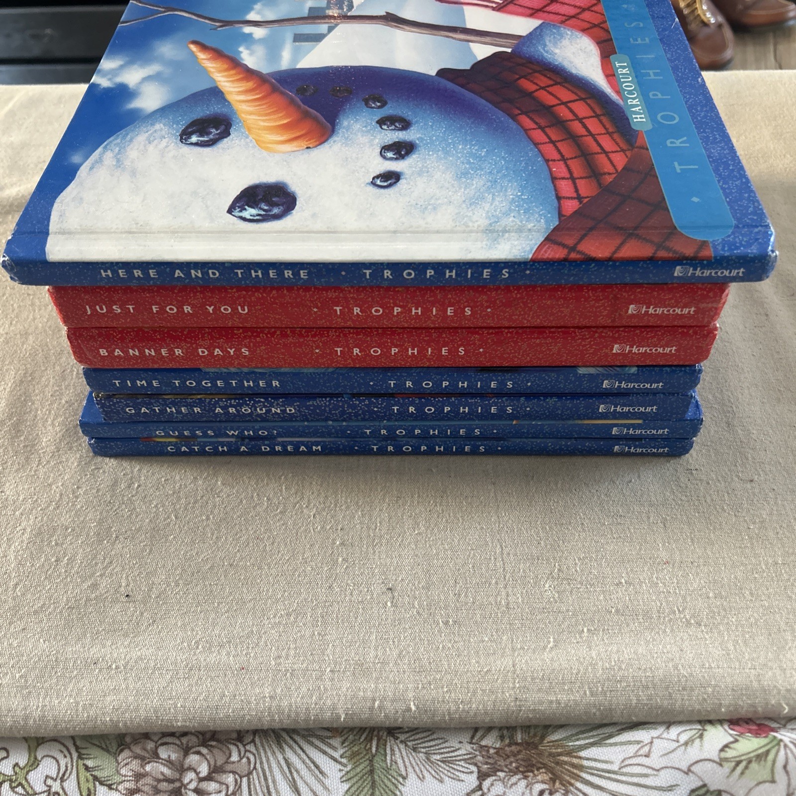 Harcourt Trophies Grade 1 Set Of 7 Books Bundle 7 Books Hardcover EUC
