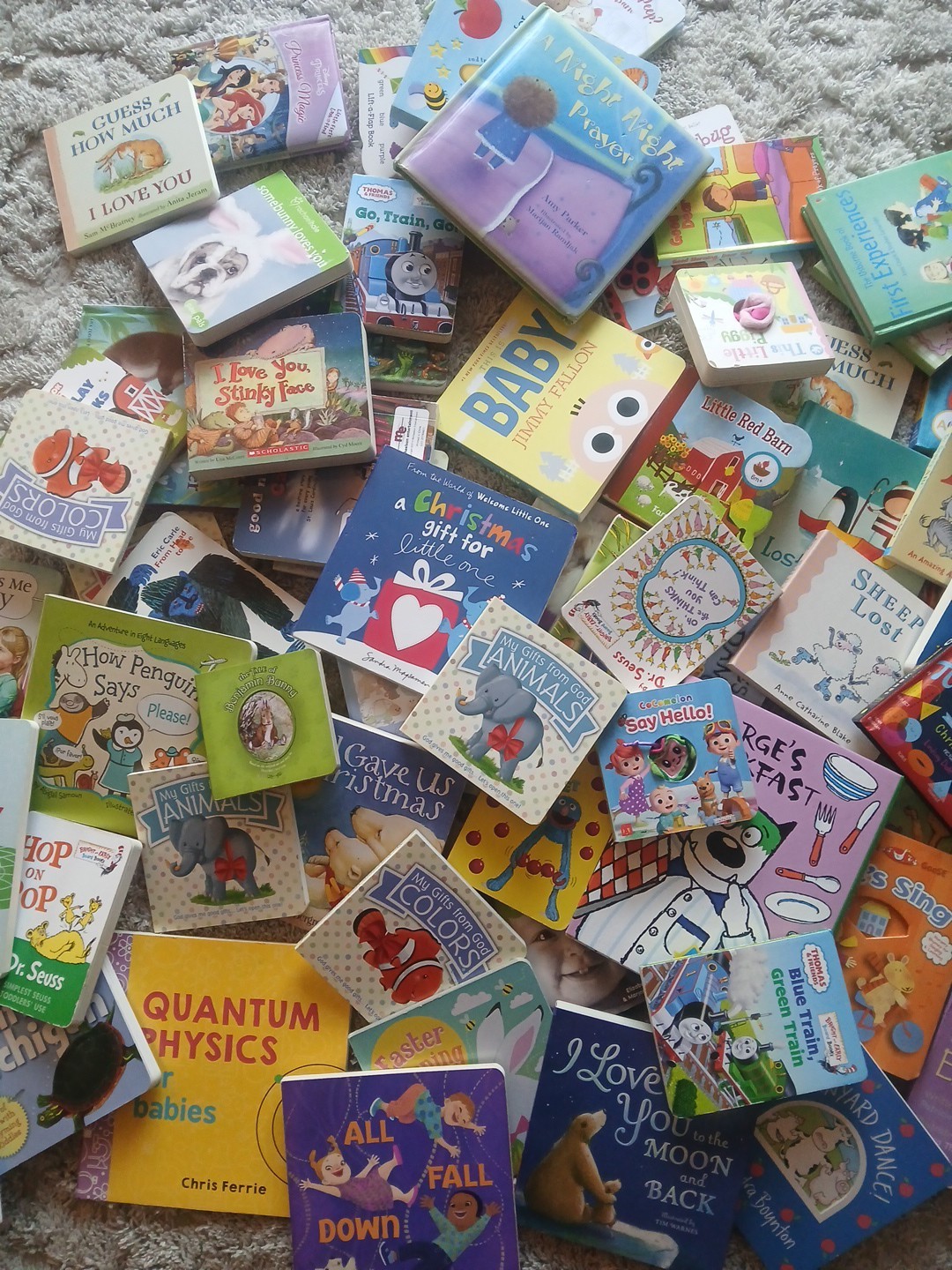 Lot Of 10 Board Books For Toddlers Assorted Bedtime Stories Fun Library