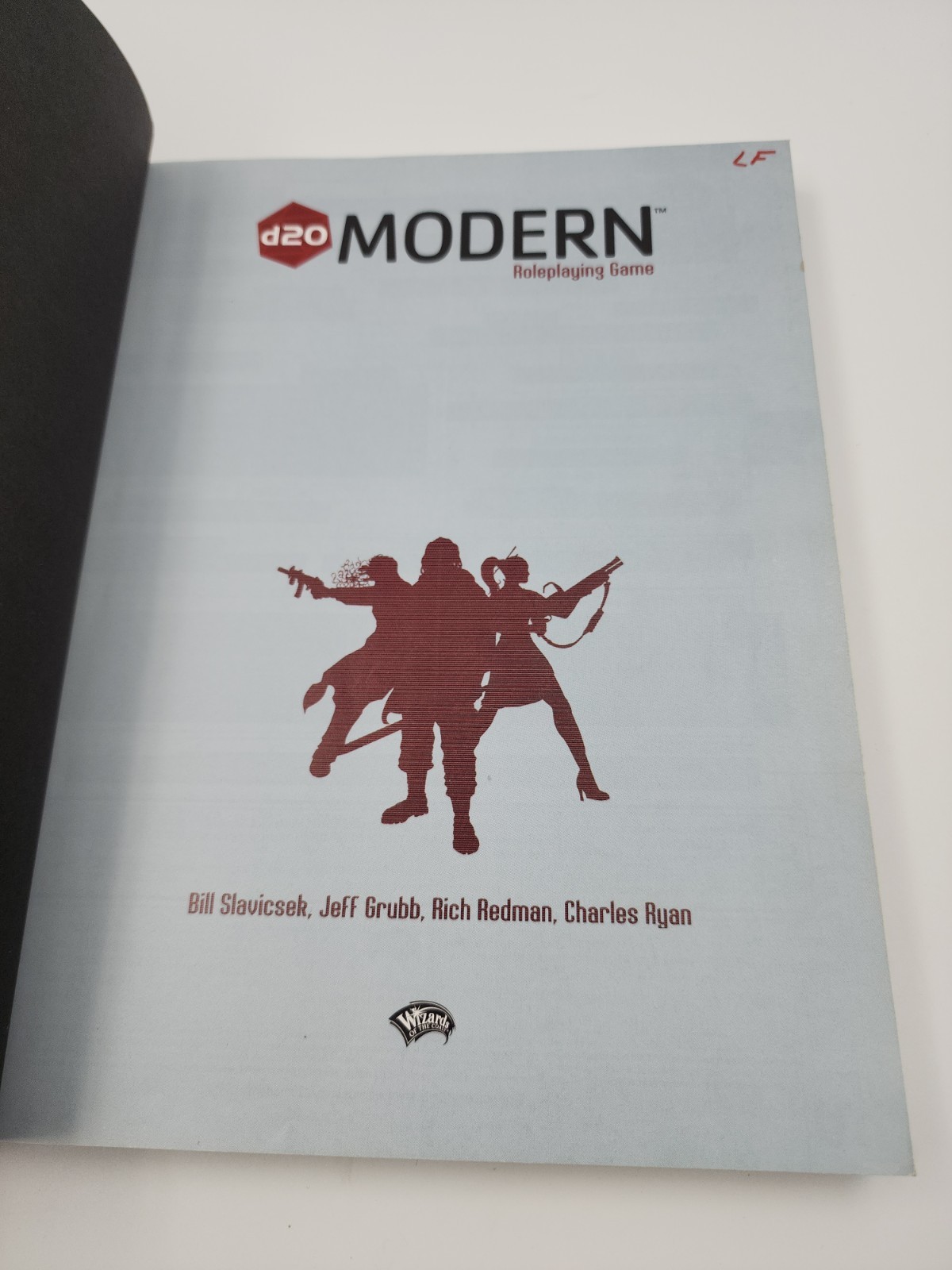 D20 Modern Roleplaying Game: Core Rulebook 1st Print Illustrated Hardcover