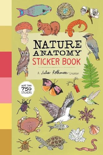 Julia Rothman Nature Anatomy Sticker Book (Paperback)