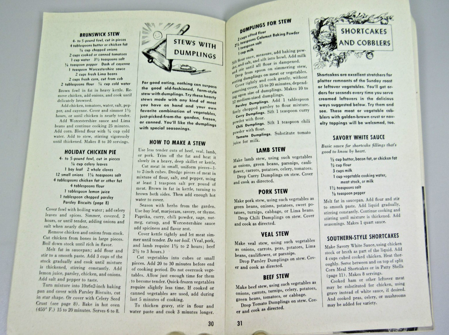 Lot 4 Vintage 1940s-50s Recipe Booklet Cookbook Pillsbury Country Kitchens Candy