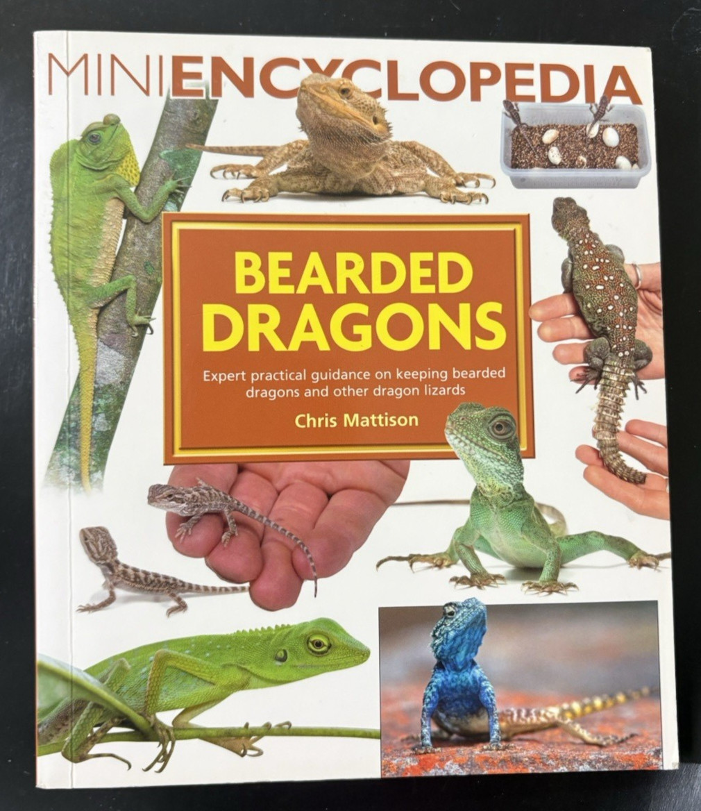 Barron’s Mini Encyclopedia Bearded Dragons Chris Mattison Paperback 2011 Illus