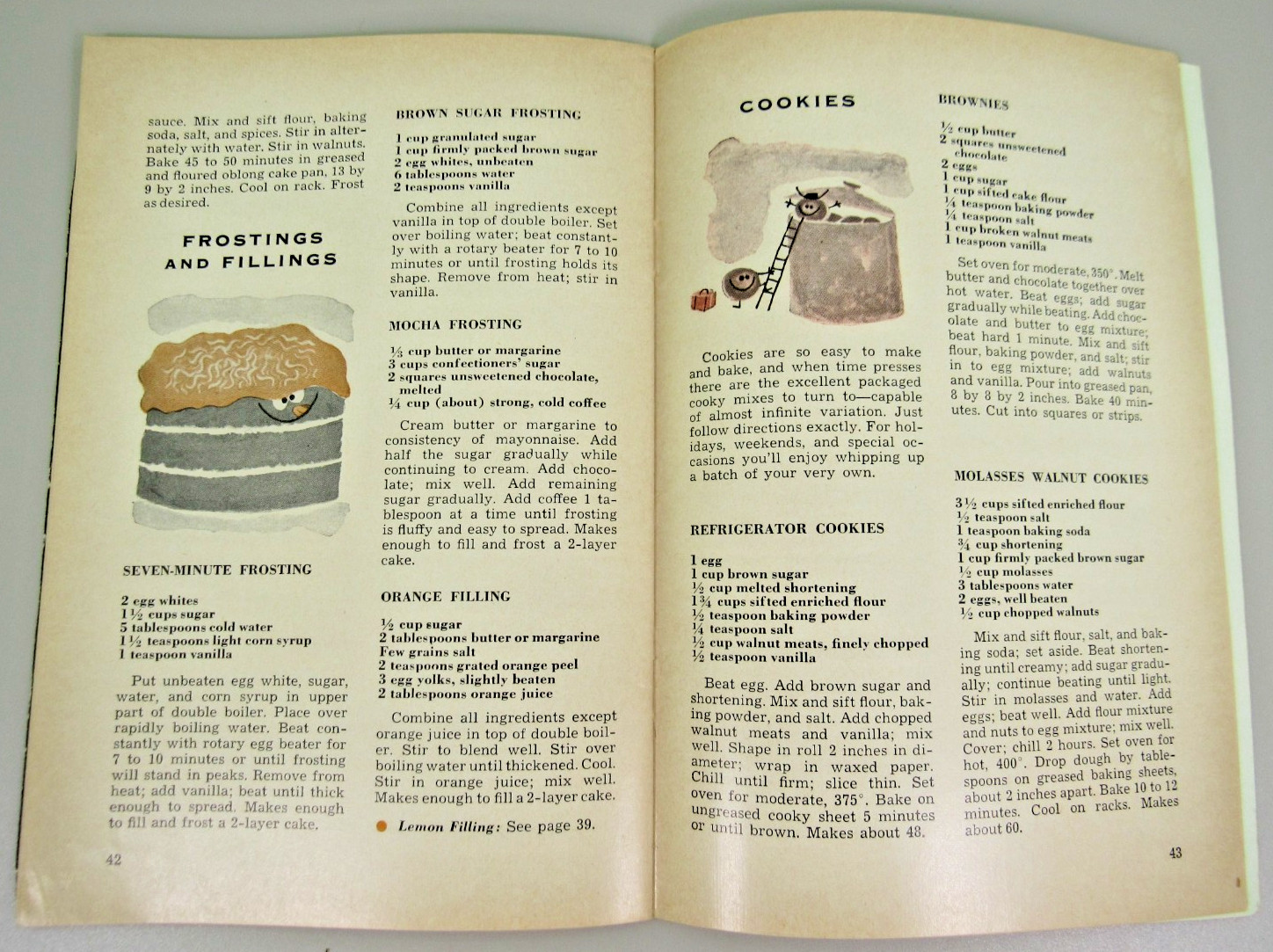 Lot 4 Vintage 1940s-50s Recipe Booklet Cookbook Pillsbury Country Kitchens Candy
