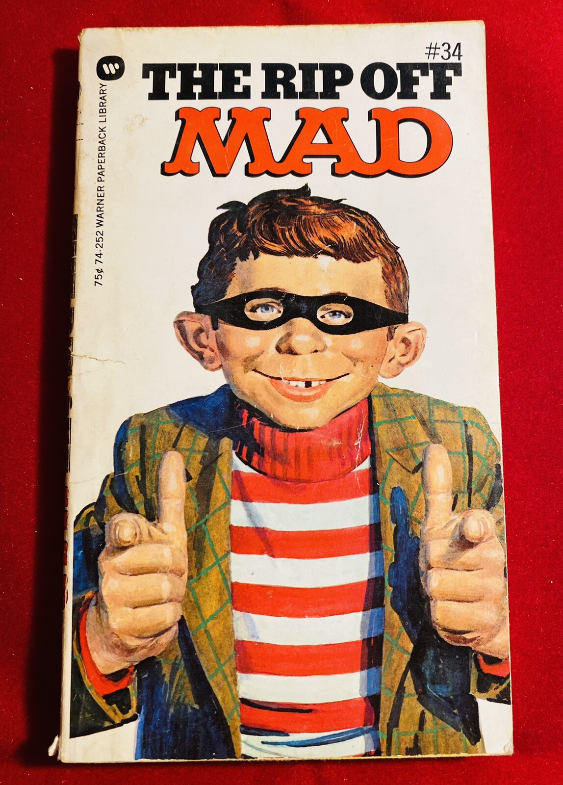 Vintage MAD Magazine Paperback THE RIP OFF #34 Warner First Printing April 1973