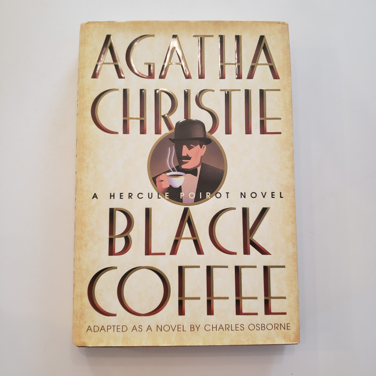 1st Edition Agatha Christie Black Coffee Hardcover Dust Jacket Vtg Book First