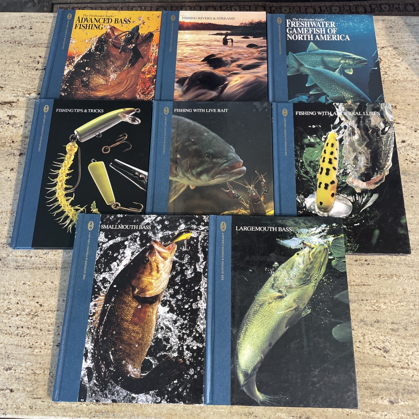 Lot Of (8) The Hunting & Fishing Library Books by Dick Sternberg – Illustrated