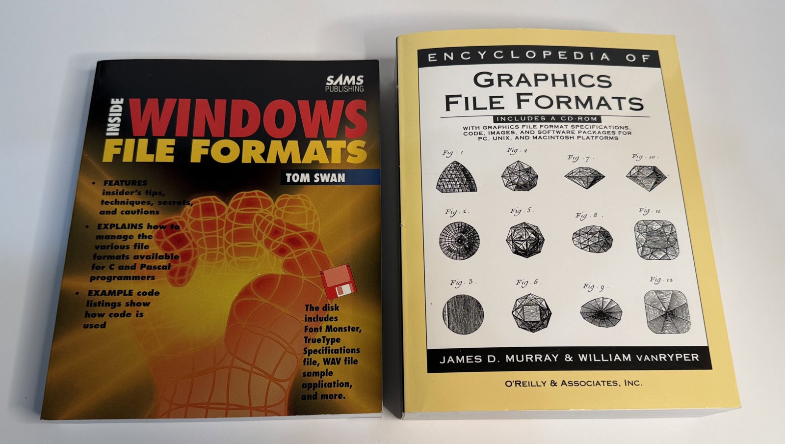 File Formats Computer Books PB Lot of 2 Very Good Graphics Window