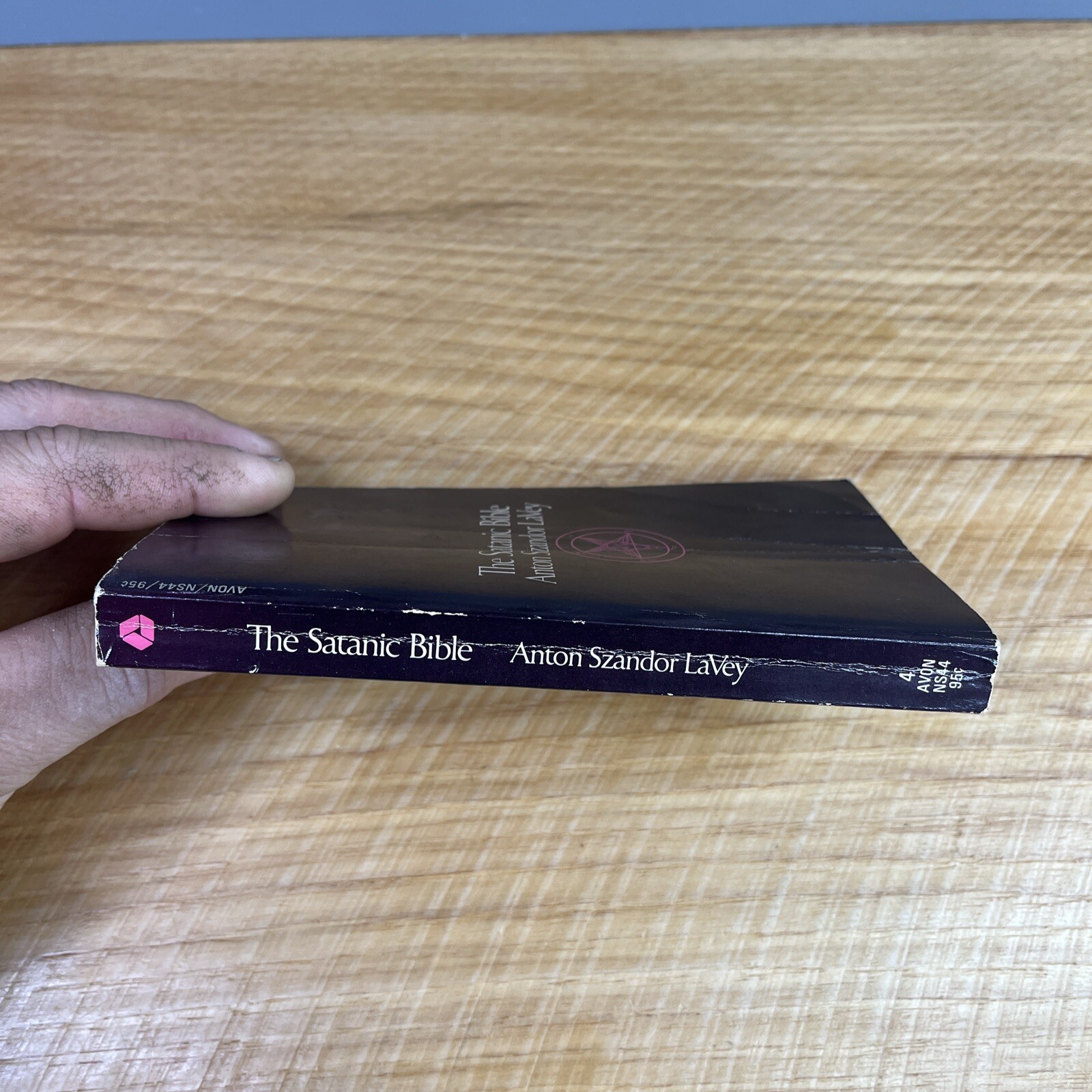Vtg 1969 The Satanic Bible Anton Szandor LaVey 1st Edition Avon Printing PB