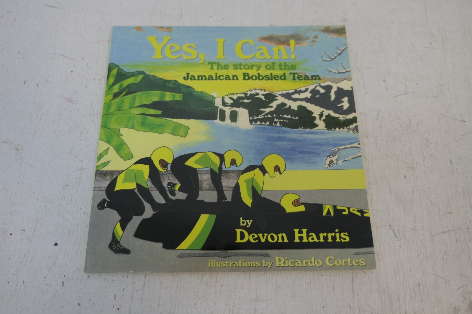 Yes, I Can!: The Story of the Jamaican Bobsled Team Devon Harris Signed PB