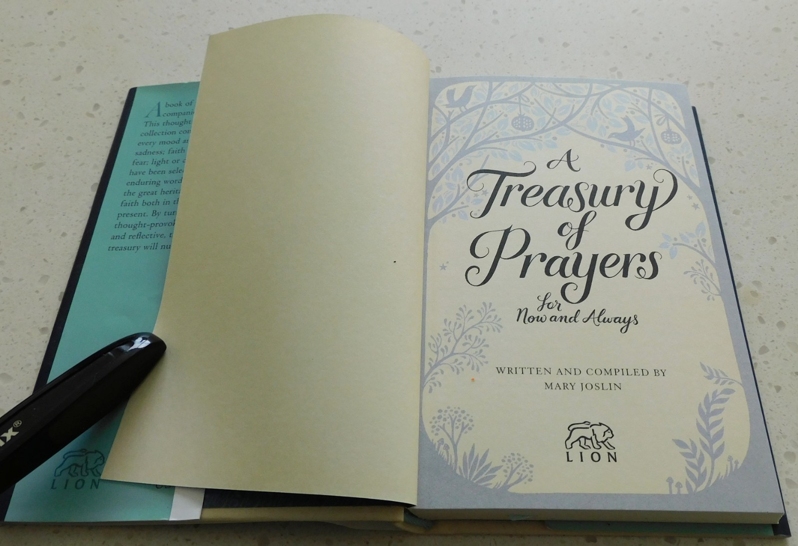 Treasury Prayers For Now and Always by Joslin Mary, Lion Hudson PLC, 2013